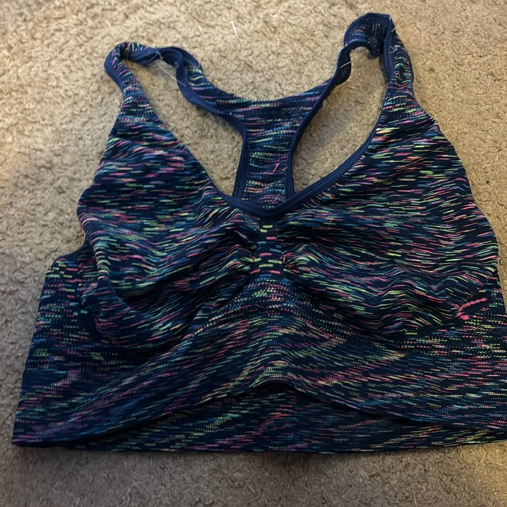 Space dye sports bra